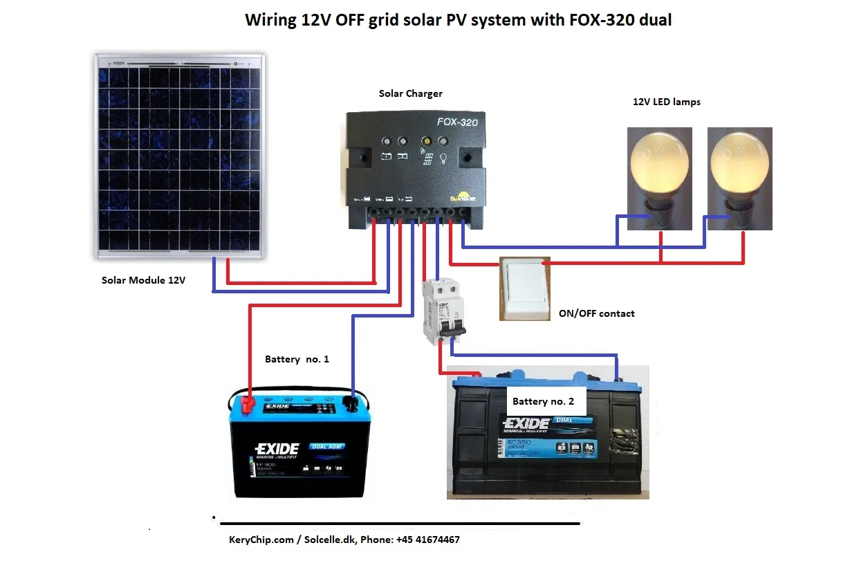 48V Solar Wiring Diagram