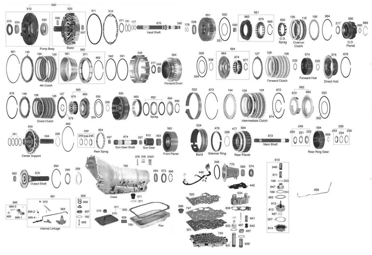 4L80E Transmission Diagram And Clearance Spec 4L80 Wiring Di