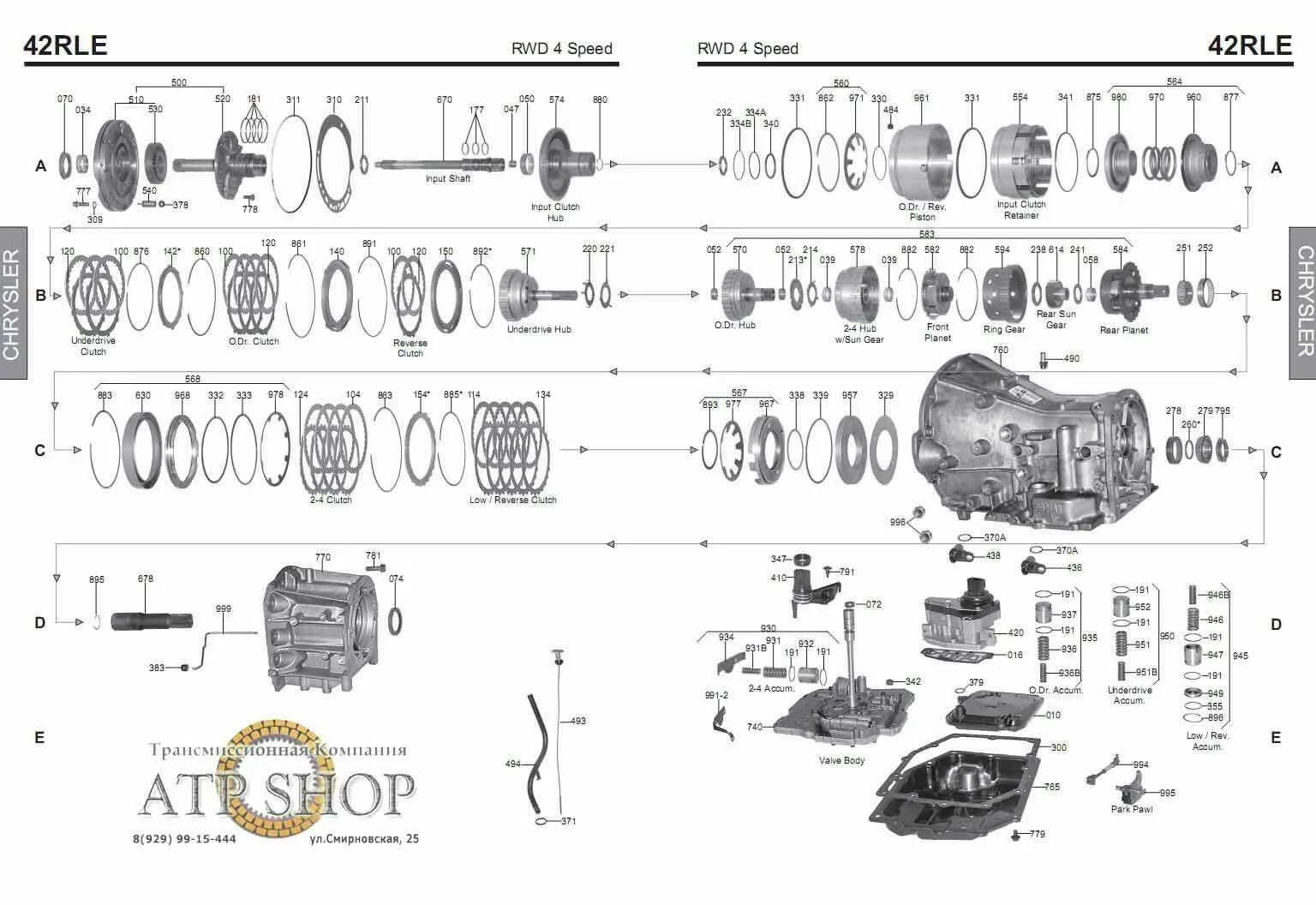 4L80E Transmission Exploded View Diagram Artofit