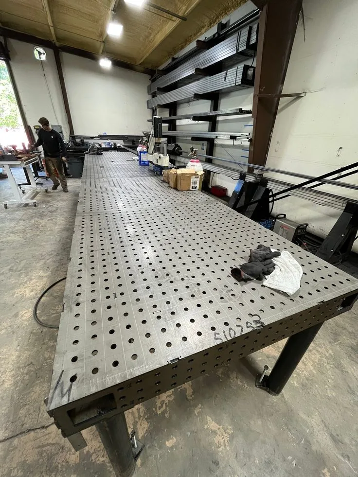 4X4 Welding Fixture Table With 5 8 Holes Welding Table Welding Tables Fixture Table