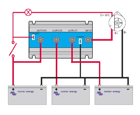 5 Post Battery Isolator Diagram Diagram Motorhome Battery