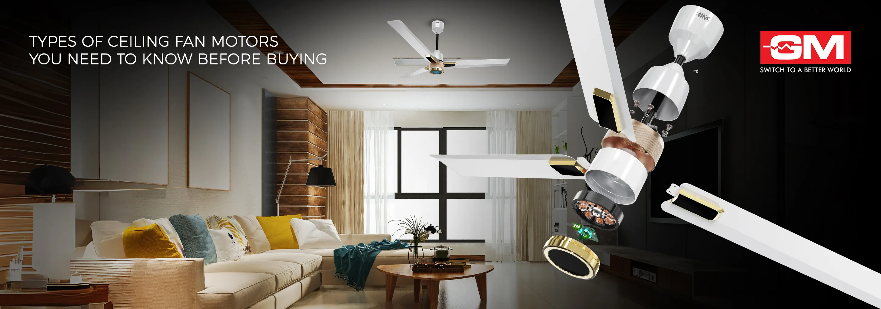 5 Types Of Ceiling Fan Motors You Need To Know Before Buying