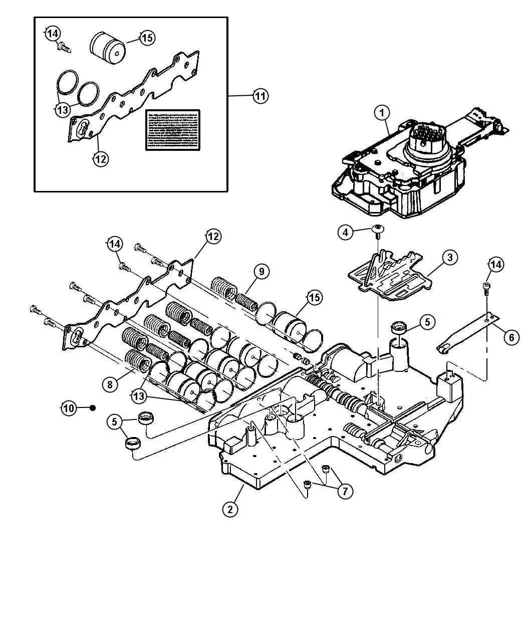 52119435Af Mopar Solenoid Solenoid Package Transmission Valve Body Mopar Parts Overstock