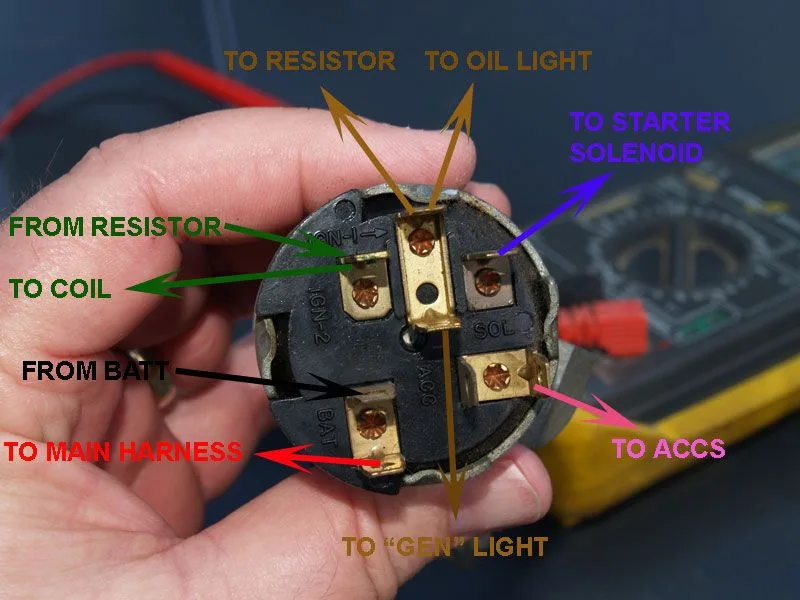 55 Chevy Ignition Switch Wiring Diagram
