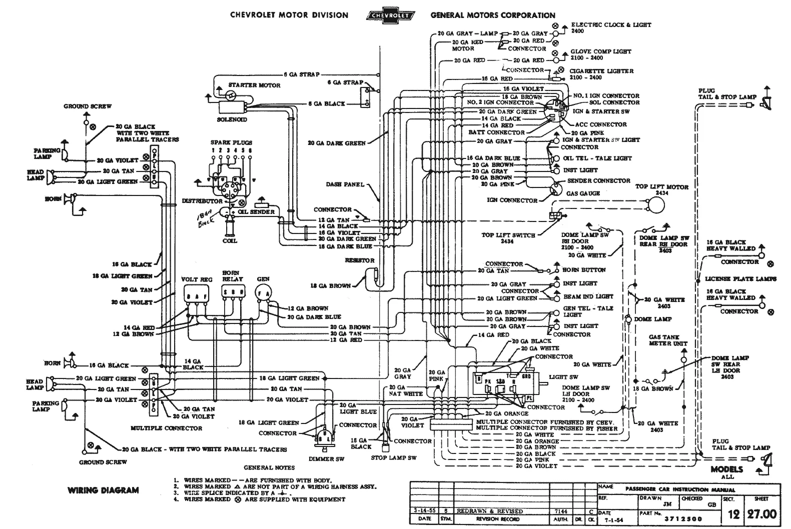 56 Chevy Belair Turnsignal Wiring Diagram Wiring Harness Bel