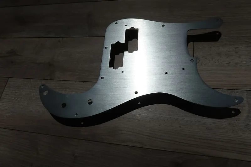 58 Fender Precision Usa 10 Hole Pickguard Pattern Silver Reverb