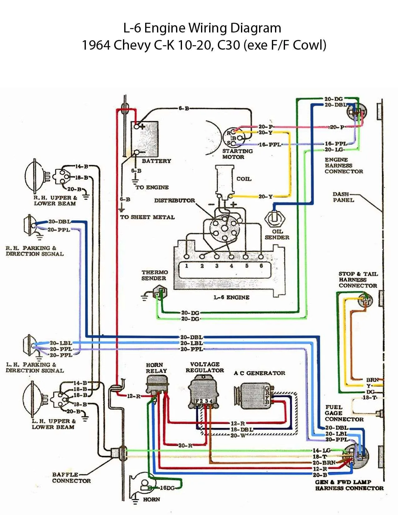 64 Impala Ignition Switch Wiring Diagram 1964 Chevy Ignition