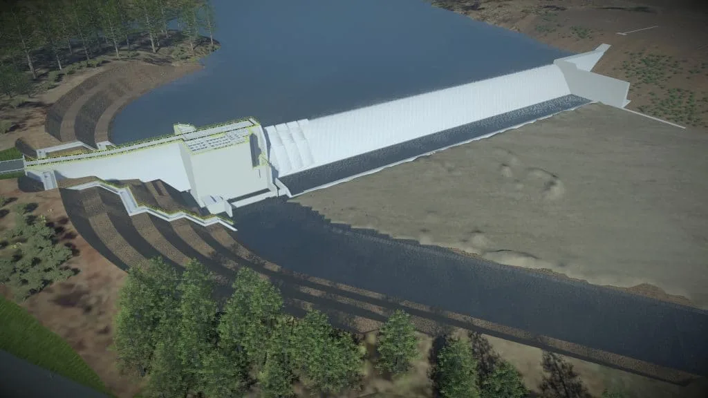 65 Per Cent Construction Milestone Reached On Australia S Largest Weir