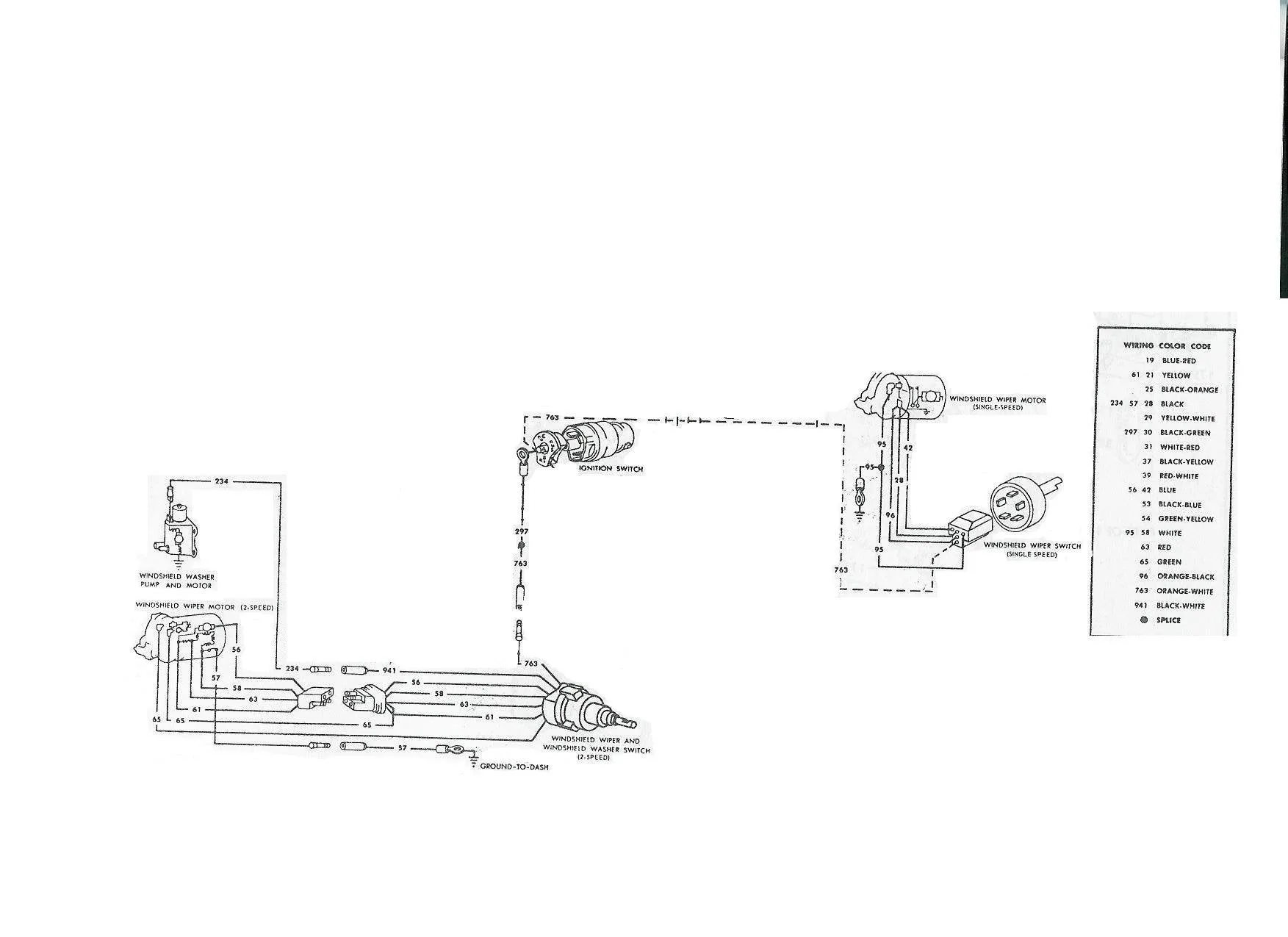 68 Mustang Wiper Motor Wiring Diagram Wiring Diagram