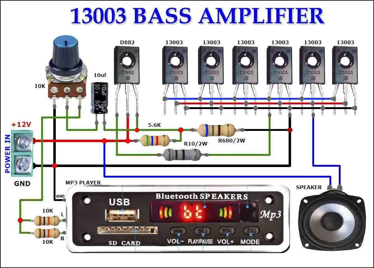 7 1 Amplifier Circuit Diagram Sound Amplifier Diagram