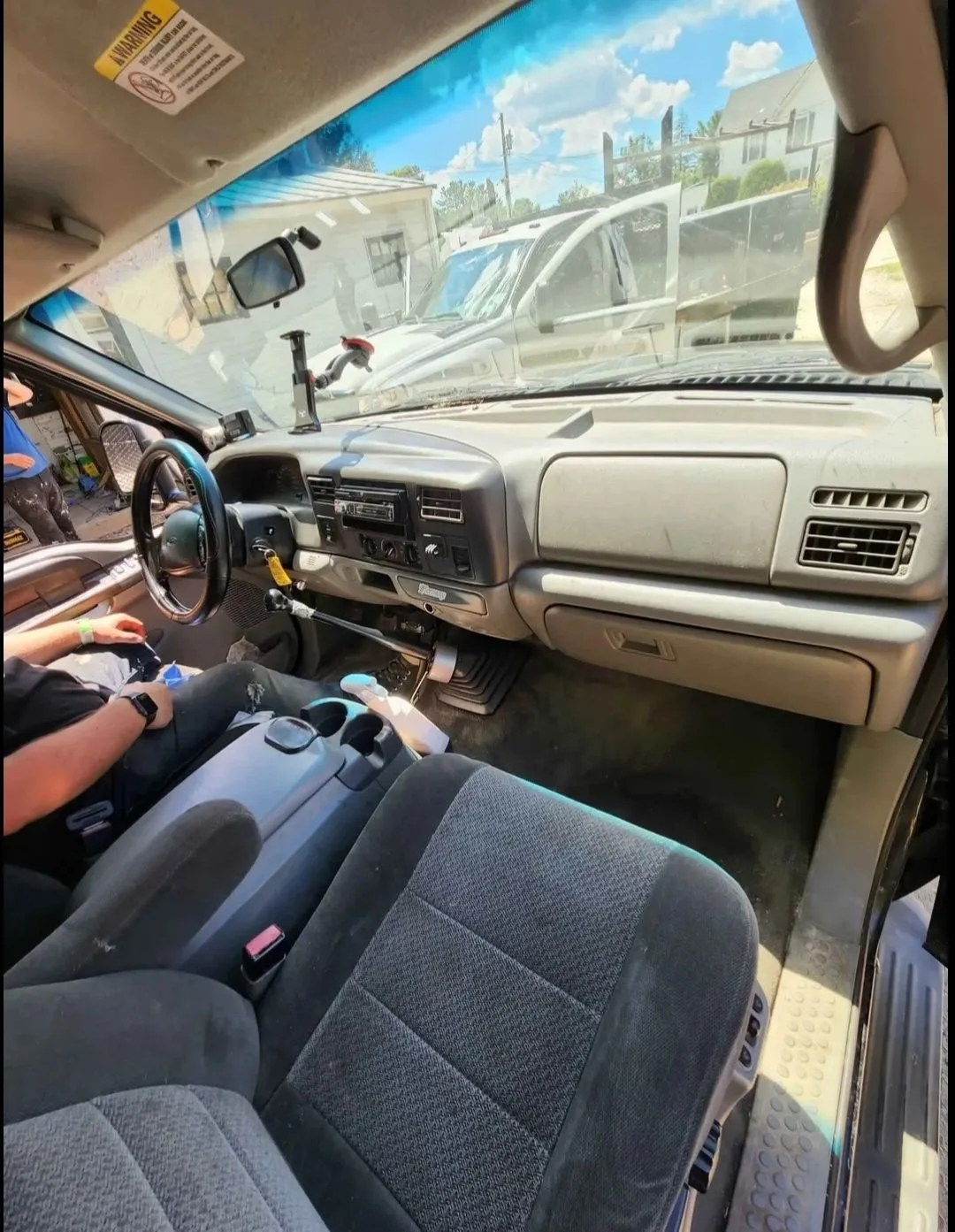 7 3L F 550 Crew Cab 12Ft Aluminum Flatbed With Transflo Aux Tank Zf6 Trans Ford Truck