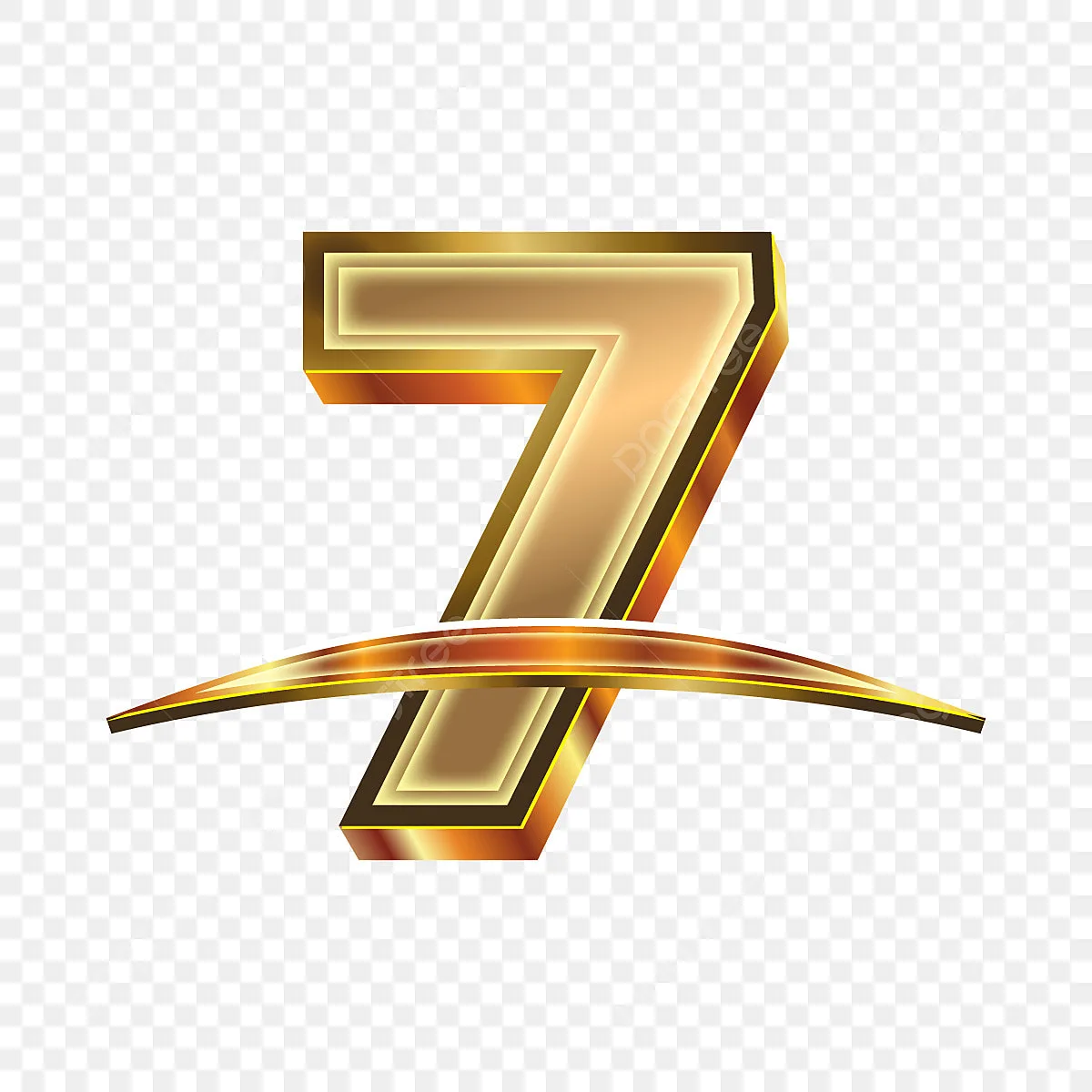7 Number Logo