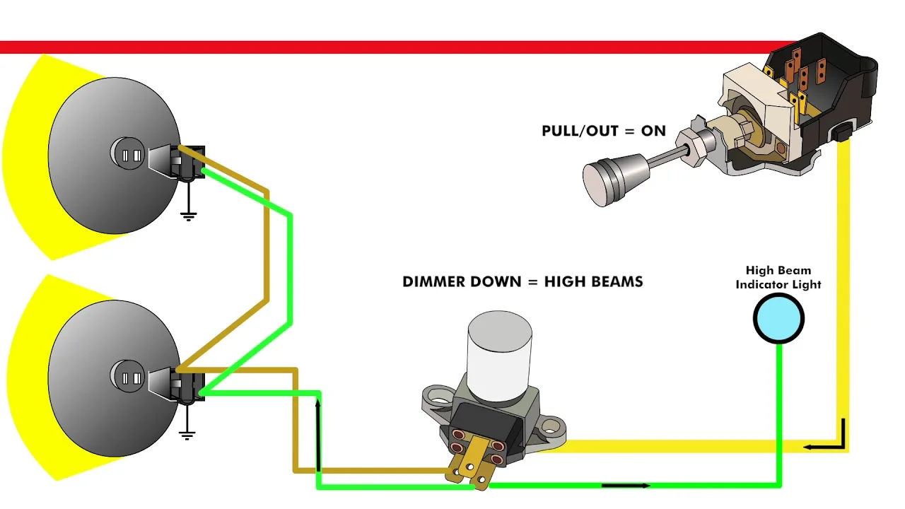 7 Pin Gm Headlight Switch Wiring Diagram