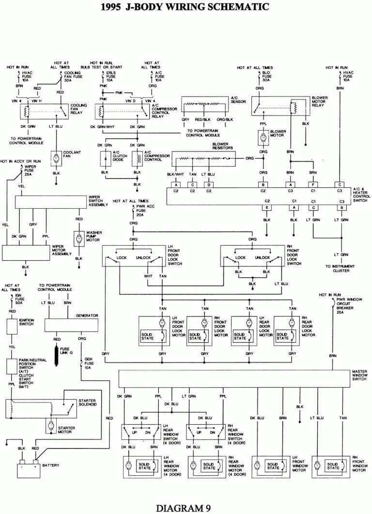 7 Pin Gm Headlight Switch Wiring Diagram