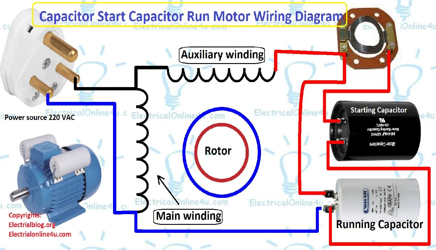 7 Simple Ac Motor Capacitor Wiring Tricks You Must Know Moo Wiring