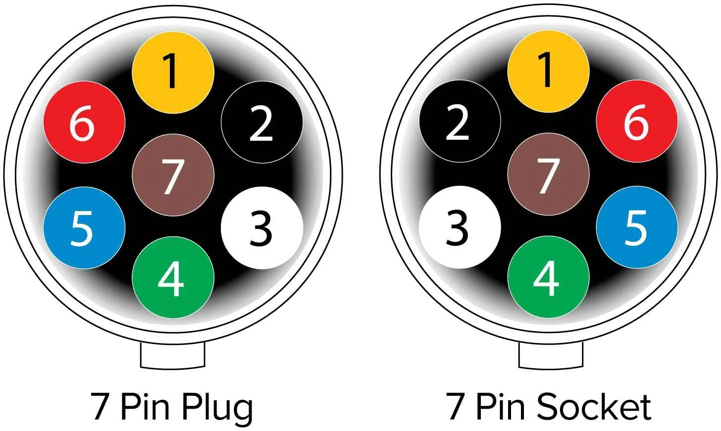 7 Way Rv Connector Wiring Diagram Plug Wiring Diagram