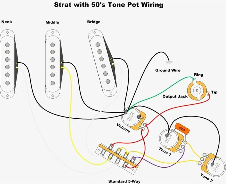 72 Fender Stratocaster Wiring Diagram
