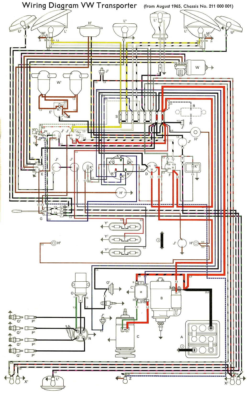 72 Vw Bus Wiring Diagram