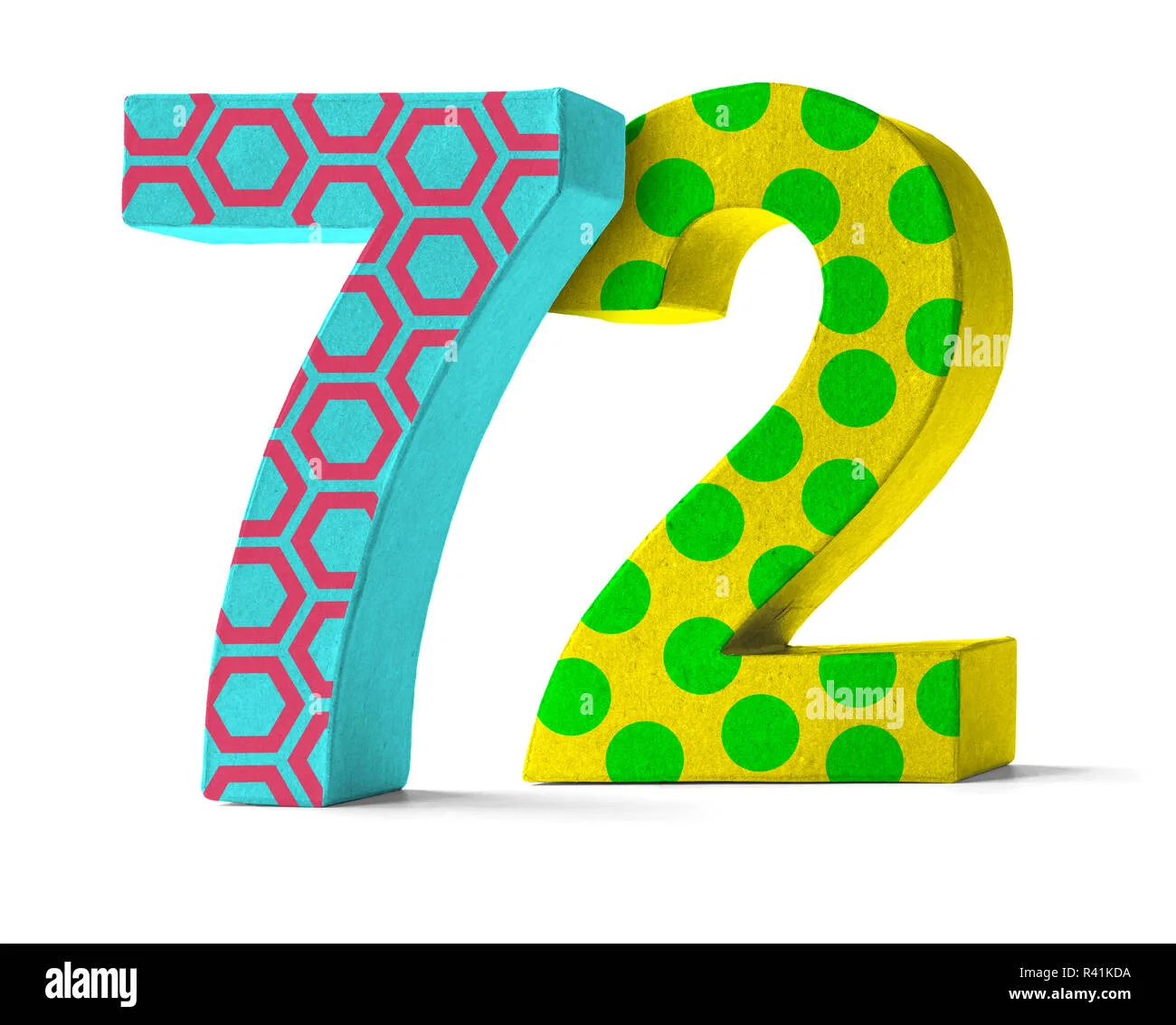 72 Years Of Age Cut Out Stock Images Pictures Alamy