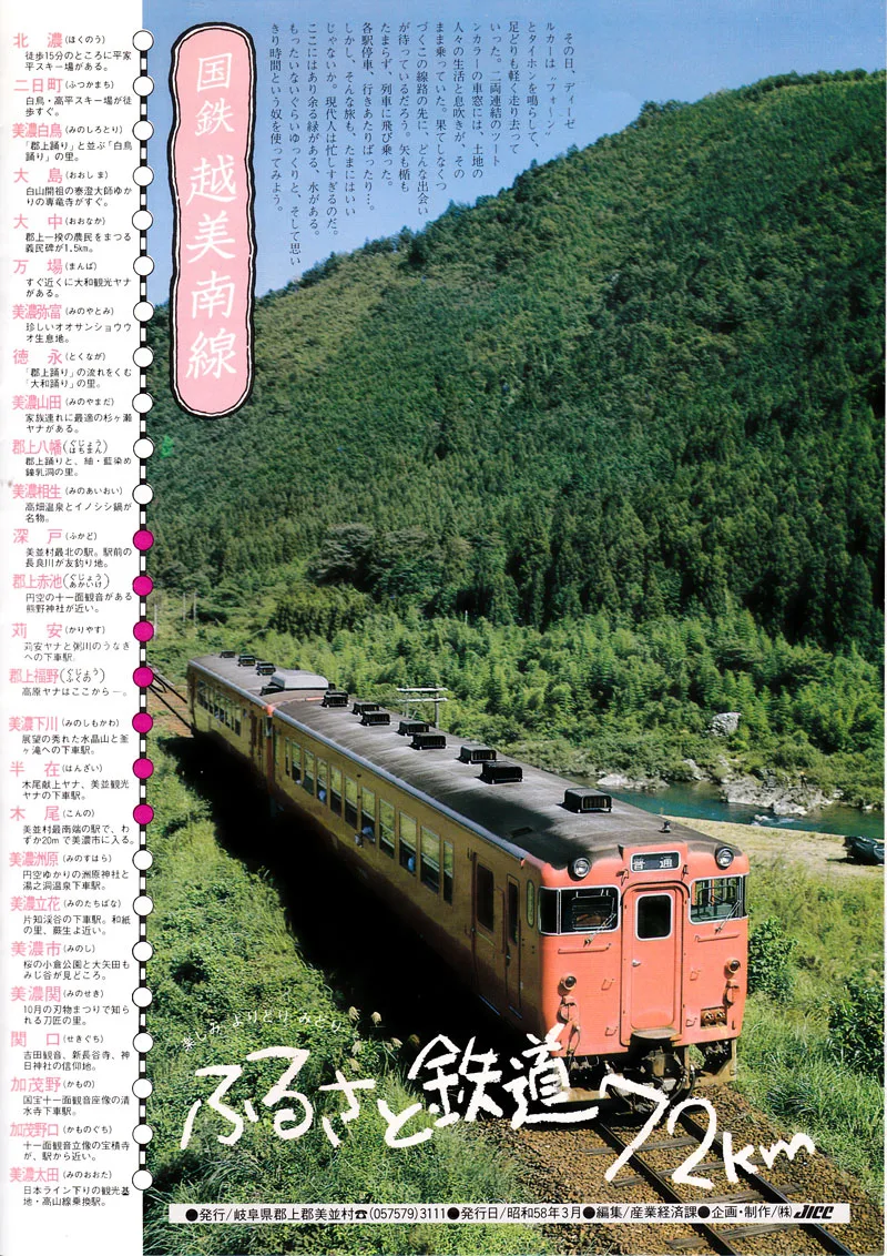 ふるさと鉄道72Km