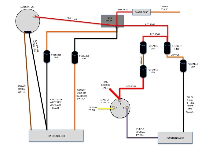 73 Corvette Alternator Wiring Diagram