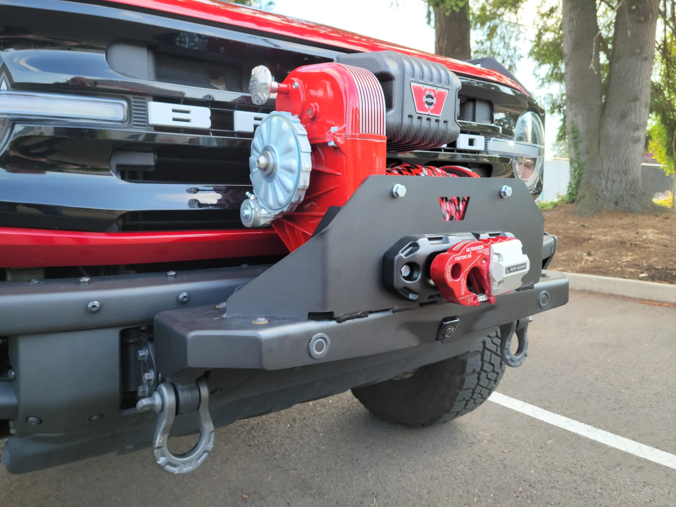 75Th Anniversary Warn 8274 Winch Installed On My 2 Door Bronco Bronco6G 2021 Ford Bronco