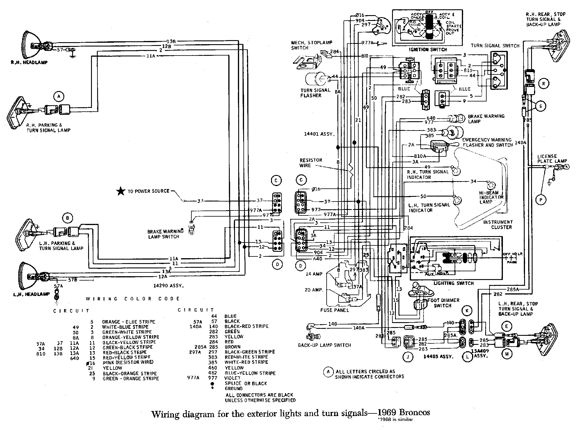 79 Ford Bronco Wiring Diagram