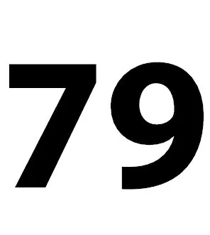 79 Number Png