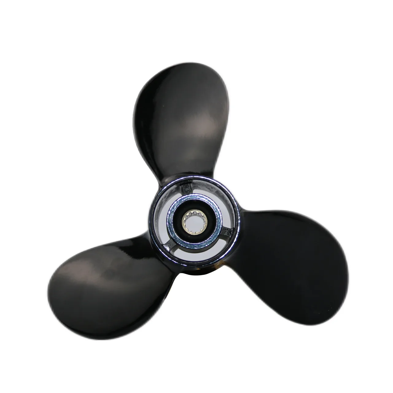 8 7 7 Outboard Propeller Aluminum Fit Mercury High Thrust Boat Engines 8Hp 9 9Hp 4 Blades 12