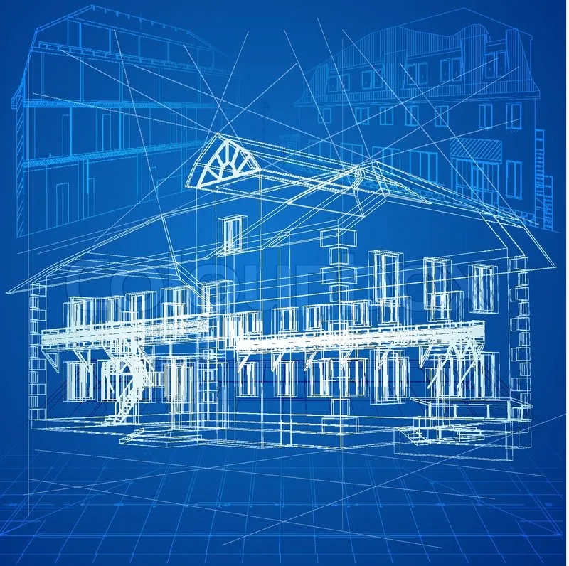 8 Vector Architecture Blueprints Images Free Vector Drawing Blueprint Architectural Blueprint