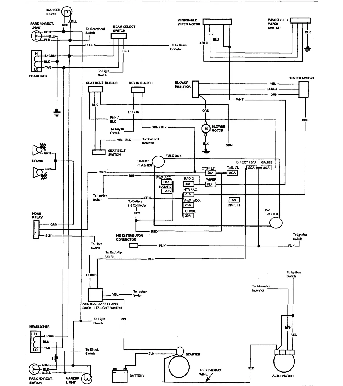83 El Camino Wiring Diagram Wiring Diagram