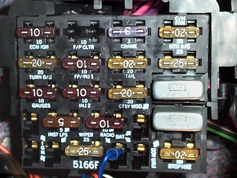84 Chevy Fuse Box Diagram