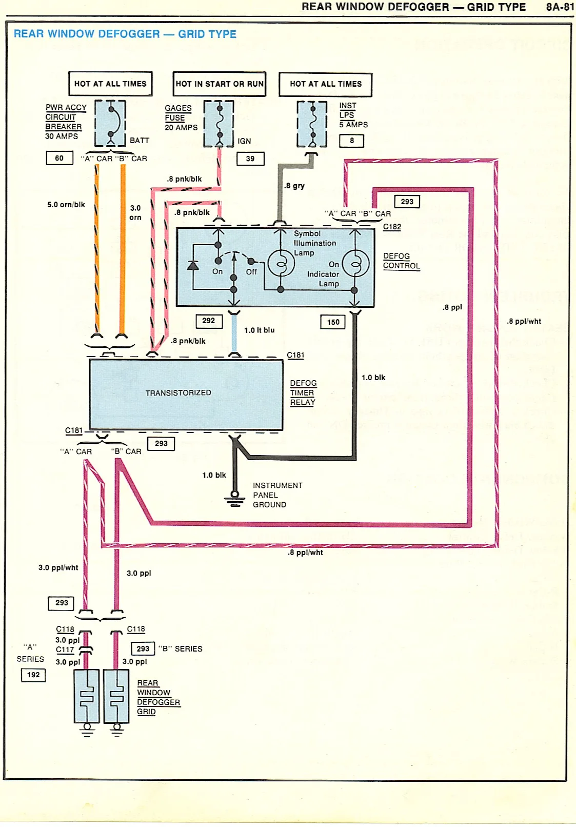 85 Mustang Power Window Wiring Diagram