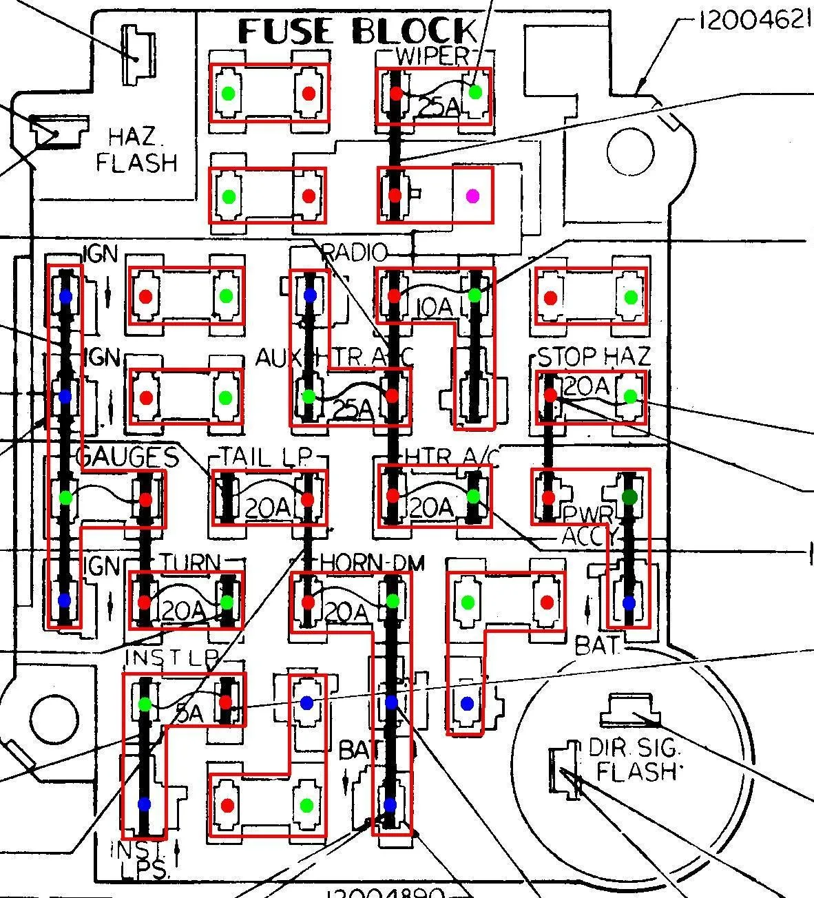 86 Chevy C10 Fuse Box Diagram Gm Truck Wiring Diagrams Mediu