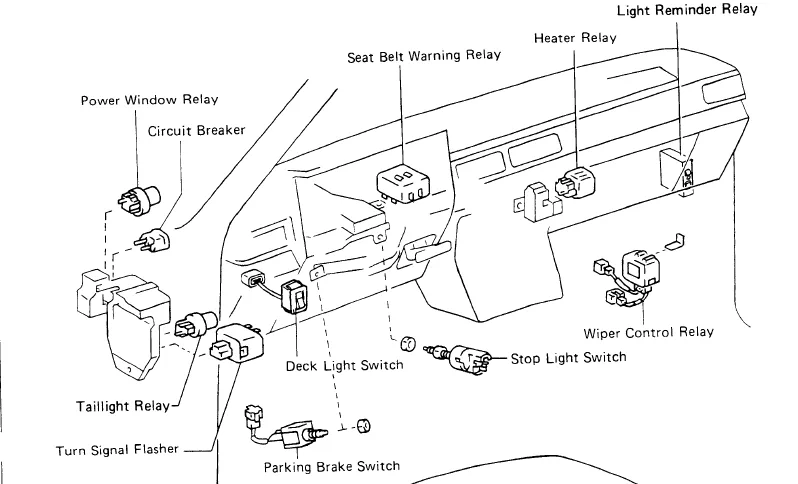 86 Toyota Pickup Fuse Box Diagram