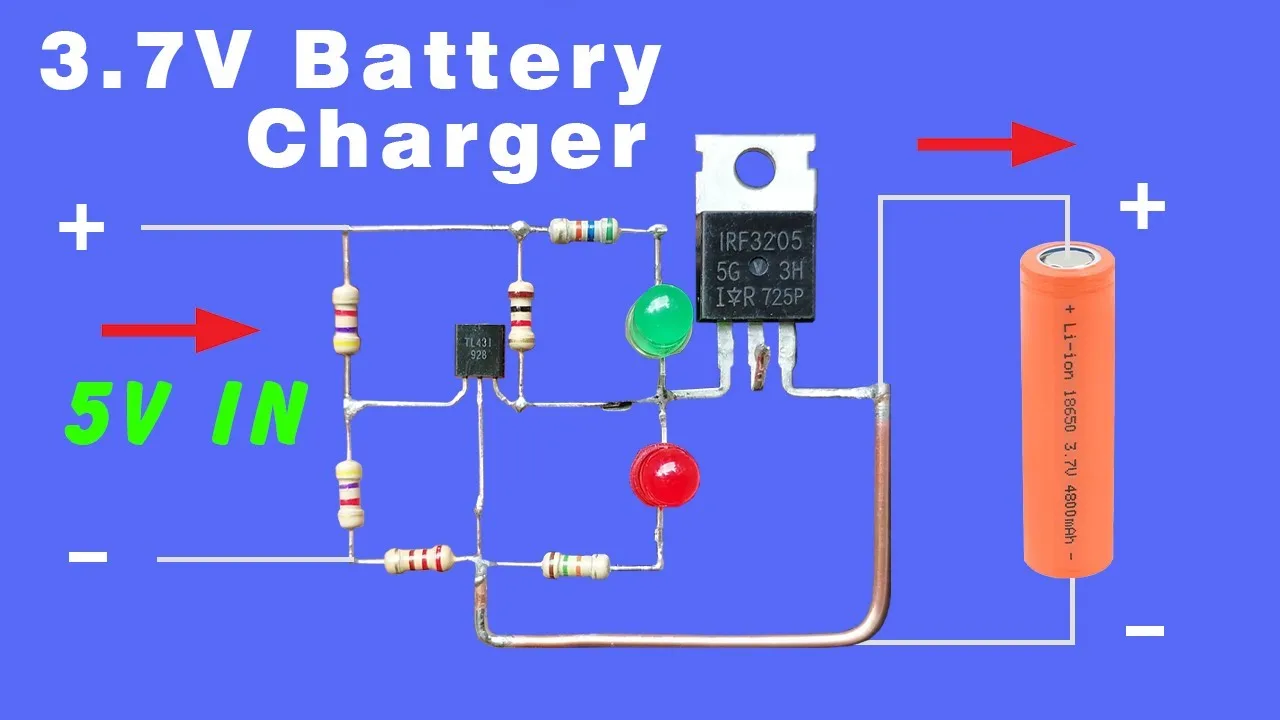 9 Volt Battery Charger Circuit Diagram