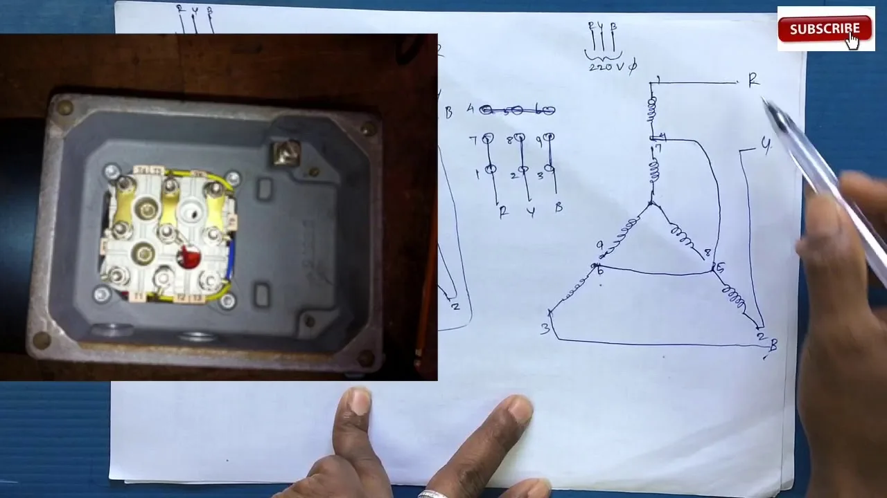 9 Wire Motor Wiring Diagram