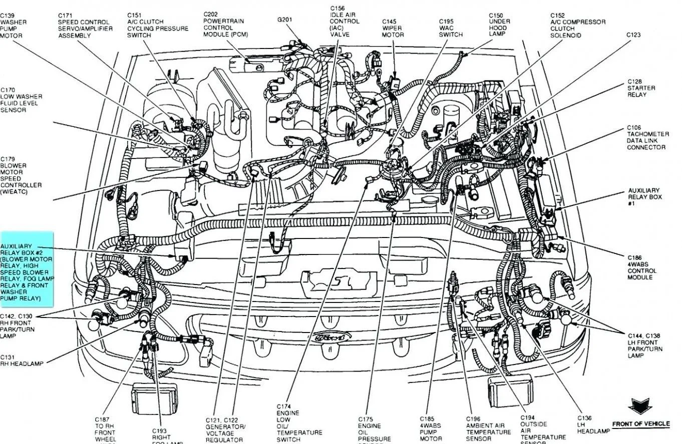 91 Ranger 3 0 Engine Diagram 2003 Ford Ranger 23 Cooling Sys