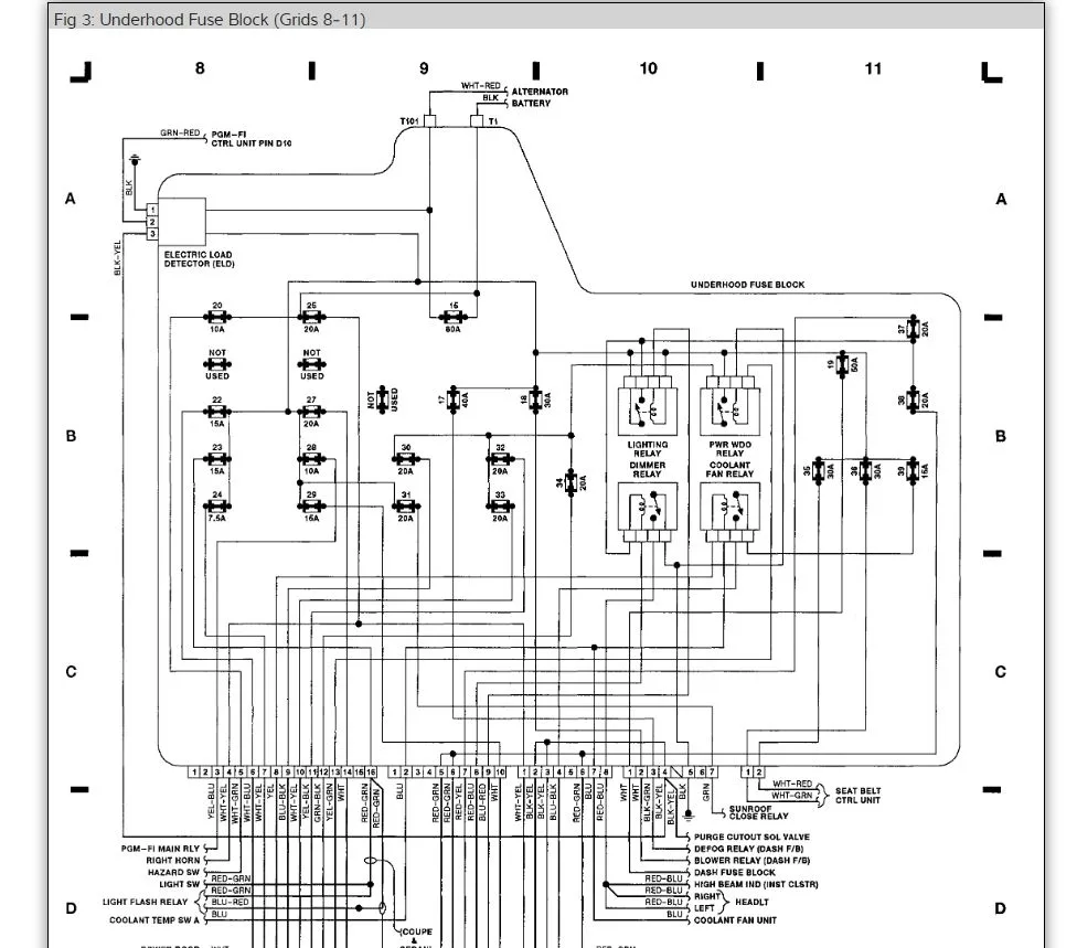 93 Honda Accord Radio Wiring Diagram Wiring Diagram