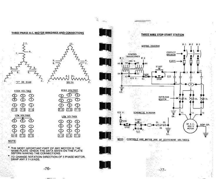 93 Ide 240V 3 Phase Wiring Diagram Instalasi Listrik