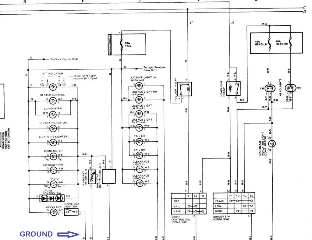 93 Toyota Pickup High Beams Not Working The Best Picture Of Beam