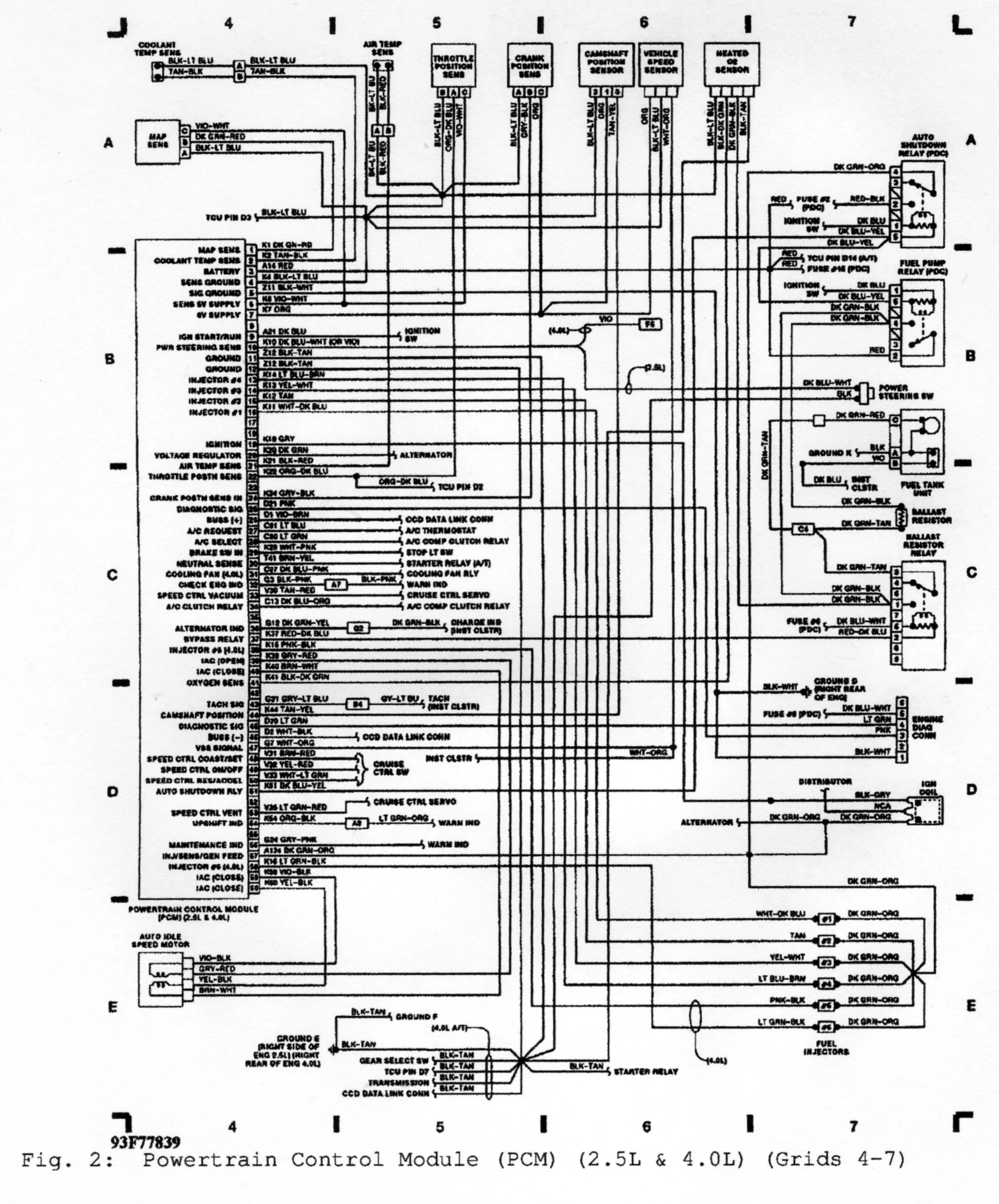 94 Dodge Dakota Wiring Diagram