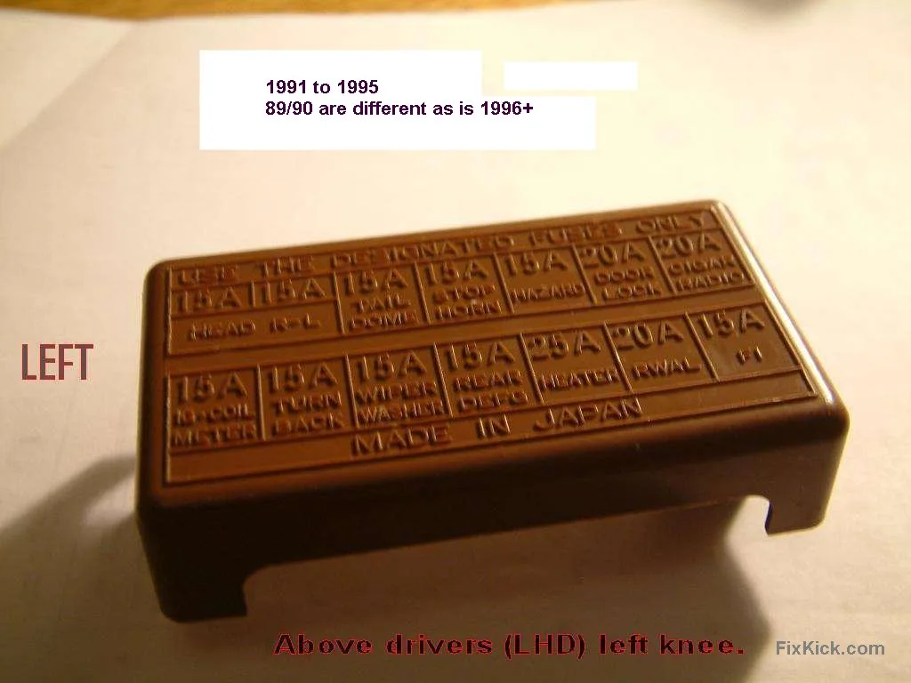 94 Geo Tracker Fuse Box Diagram Cheap Factory