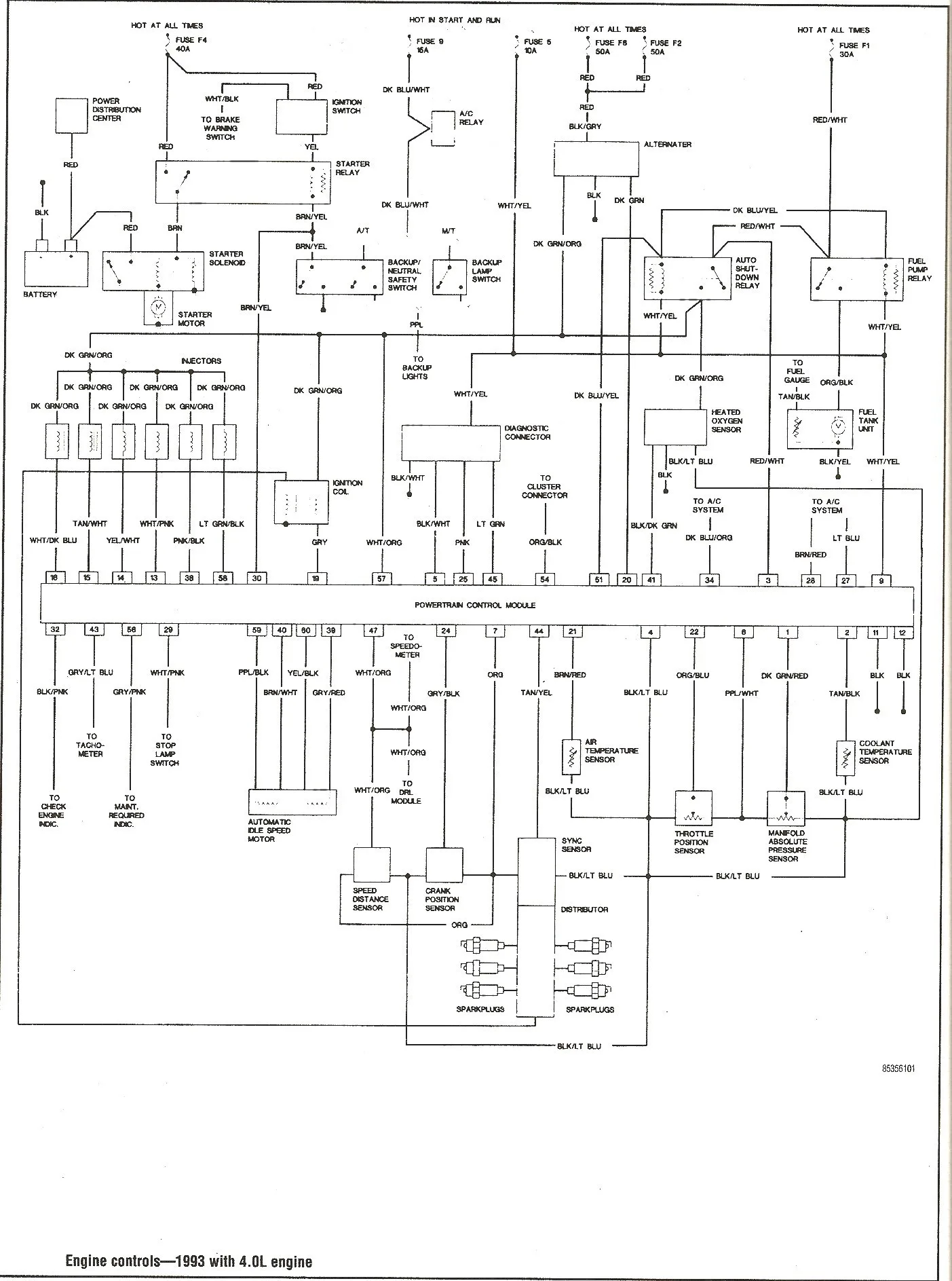 95 Jeep Wrangler Engine Diagram My Wiring Diagram