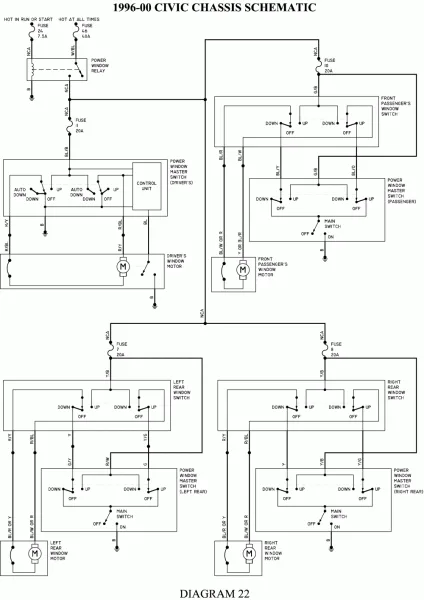 96 Honda Civic Wiring Diagram