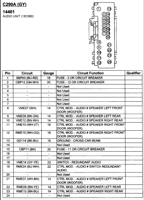 97 Ford Explorer Stereo Wiring Diagram Database Wiring Collection