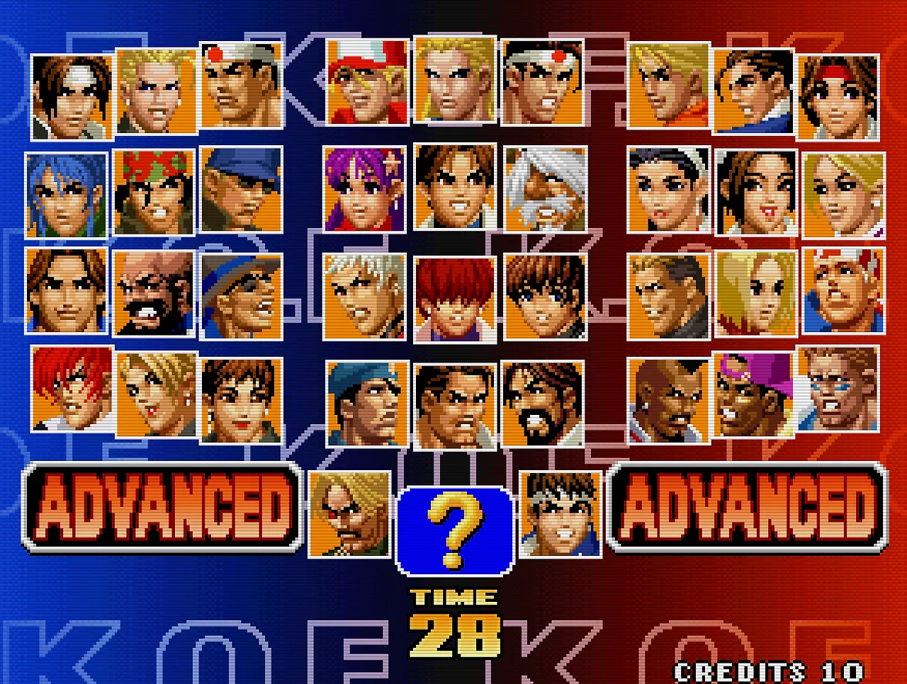 더 킹 오브 파이터즈 98 The King Of Fighters 98 기술표