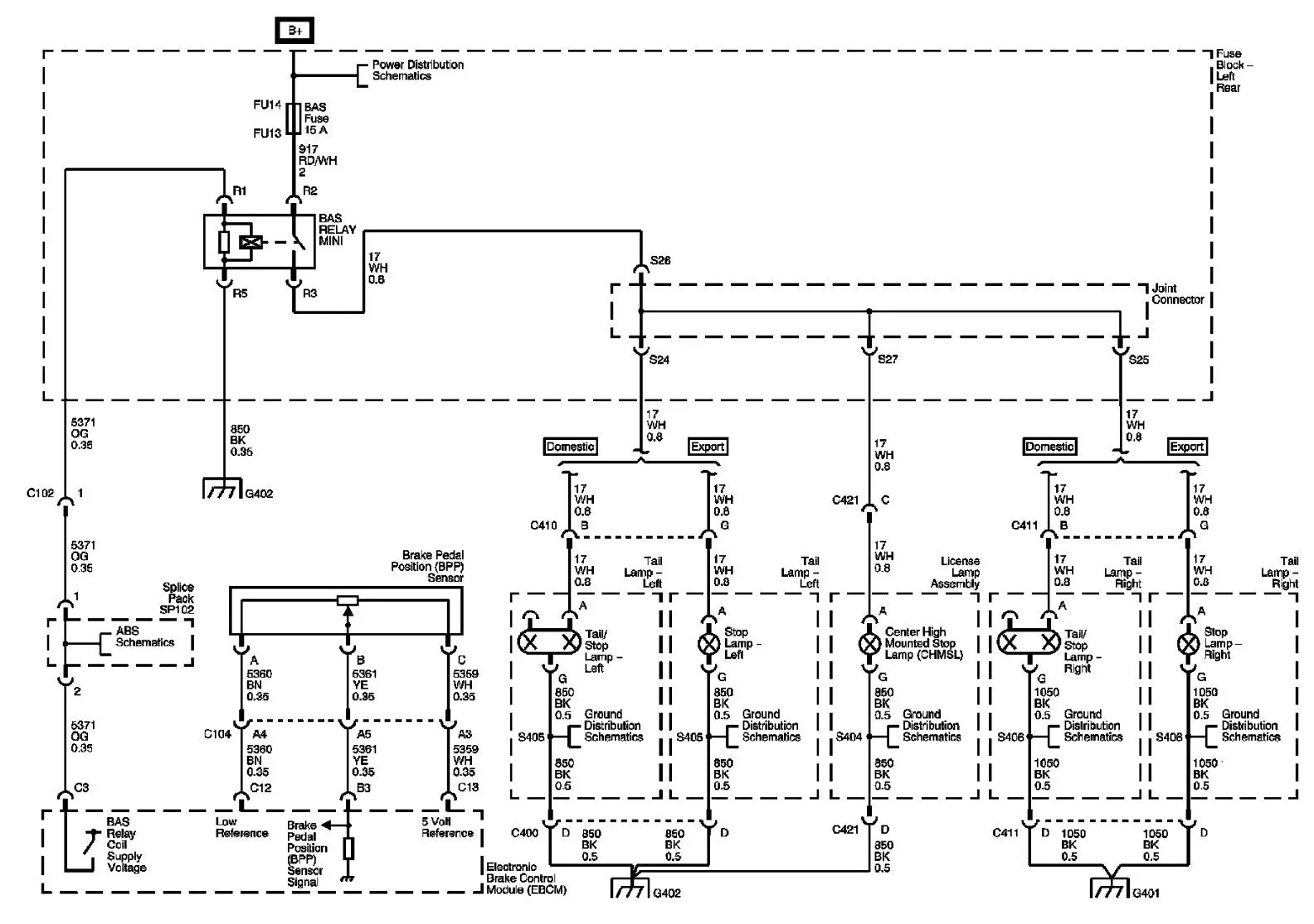 99 Cadillac Deville Headlight Wiring Diagram Database