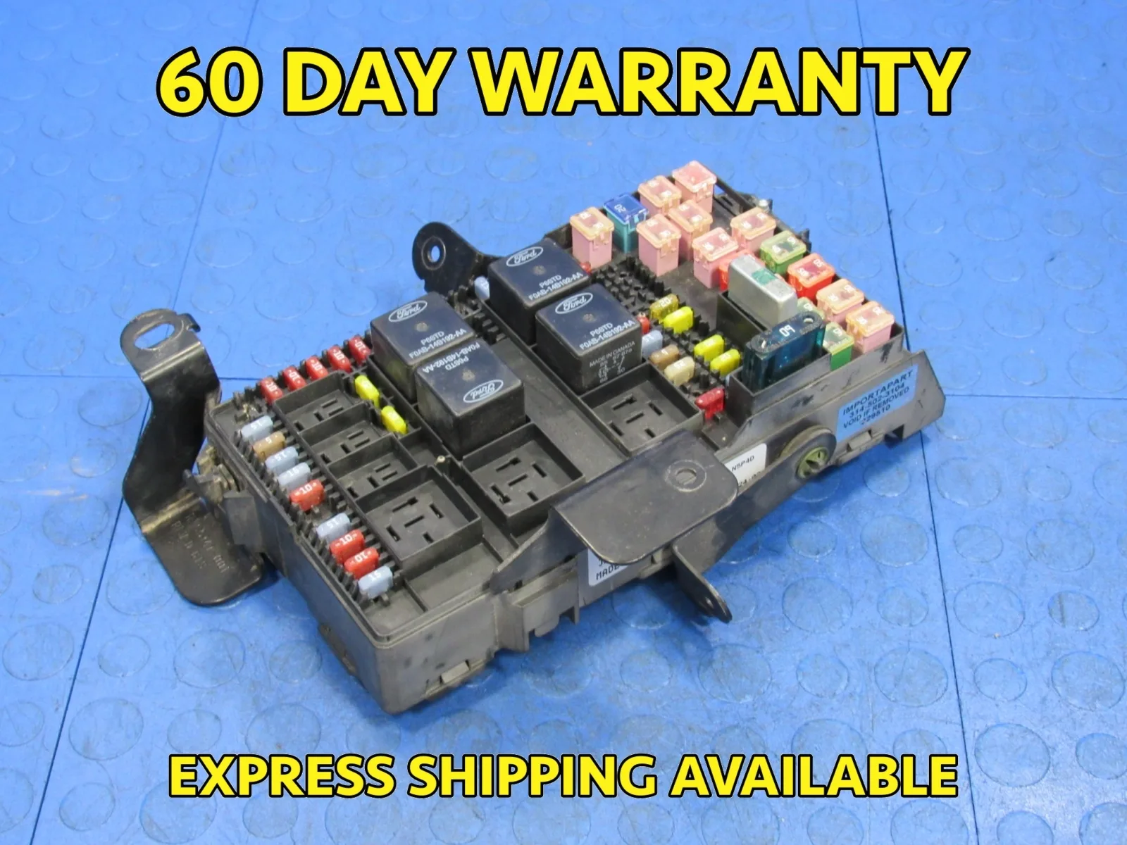 99 F350 Fuse Panel Diagram