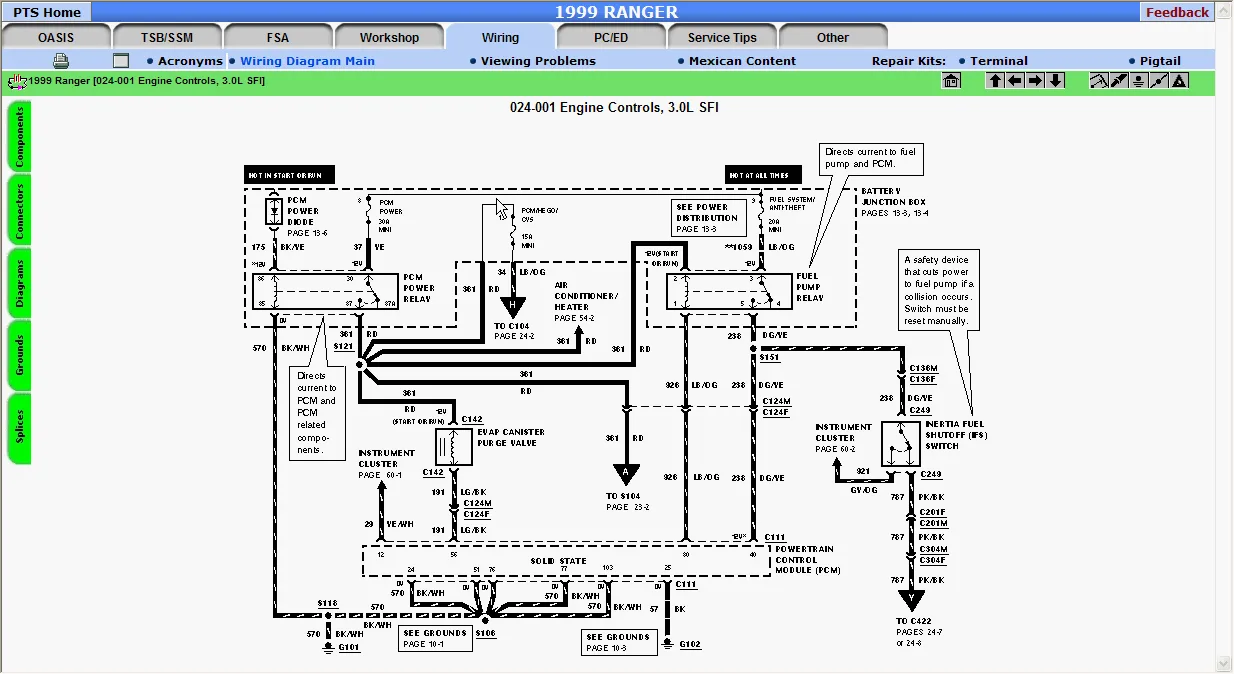 99 Ford Ranger Wiring Diagram Upgreen
